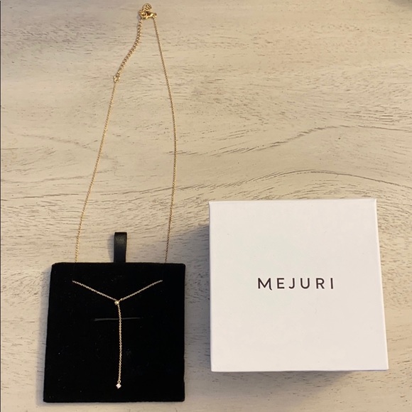 Mejuri Jewelry - Lariat Slide Necklace - brand new with box!